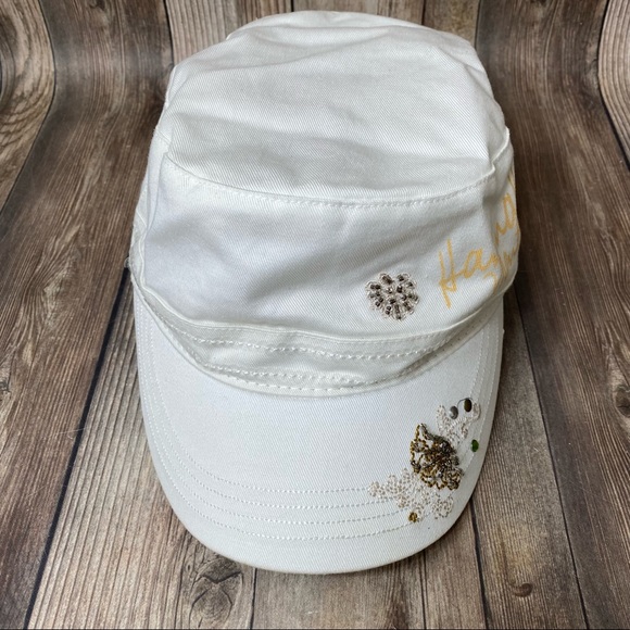 Disney Hannah Montana Girls 55cm White Hat Cap - Picture 9 of 9